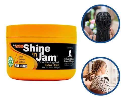 Gel Trenzado De Sujeción Fuerte Para Trenzas Giratorias