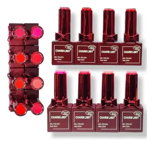 Esmaltes Semipermanentes X1 Tonos Rojos Gel Polish 10ml Uñas 21