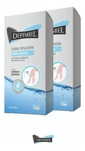 Crema Depilatoria Para Ducha Depimiel Con Manzanilla X 120 G