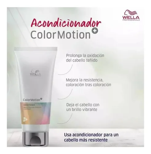 Combo Wella Color Motion Shampoo + Acondicionador + Mascara