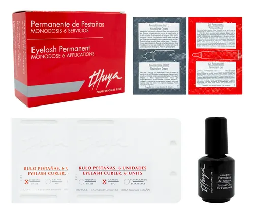 Kit Thuya Permanente De Pestañas Monodosis Combo 6 Servicios