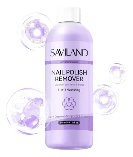 Removedor De Esmalte Acetona Saviland 240 Ml