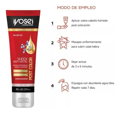Shock Anti Metal Capilar Post Color X 80 Gr