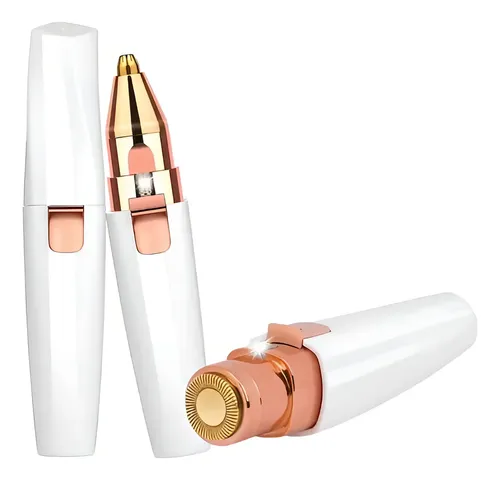 Depilador 2 En 1 USB Recargable Cejas Facial Mujer Iluminación LED Blanca