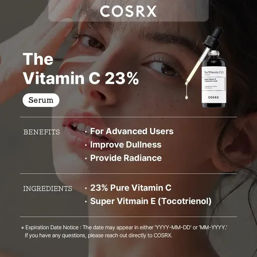 Sérum Cosrx Pure Vitamina C 23% Con Vitamina E Y Ácido Hialu