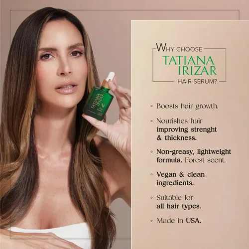 Sérum Para El Crecimiento Del Cabello Tatiana Irizar 30 Ml X