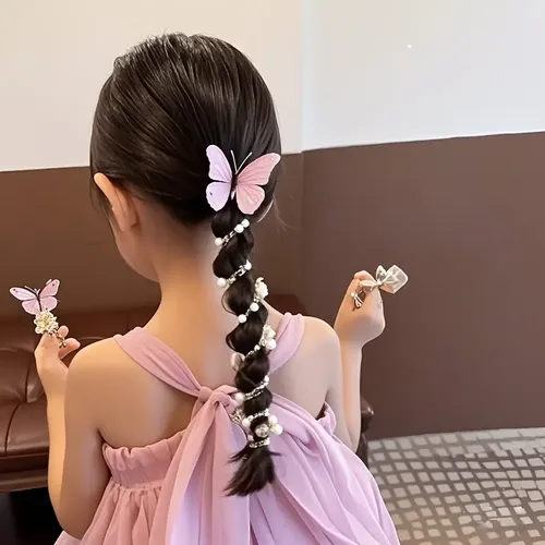 3 Horquillas Eléctricas En Espiral Con Forma De Mariposa, Du
