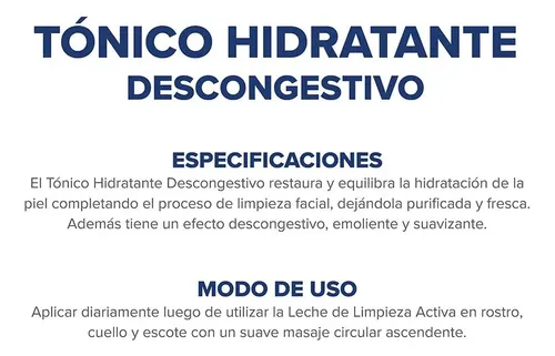 Dermaglós Facial Tónico Hidratante Descongestivo Spray