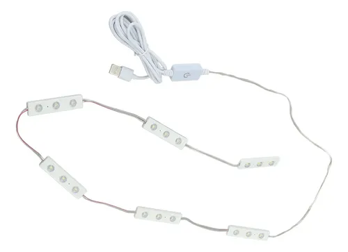 Espejo De Maquillaje Led, Tira De Luz, Apta Para Ojos, 6 Fil