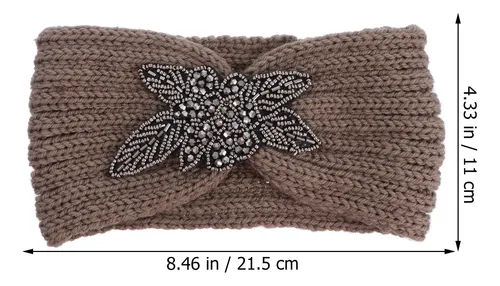 4 Diademas De Diamantes Anchas De Moda Para Cabello