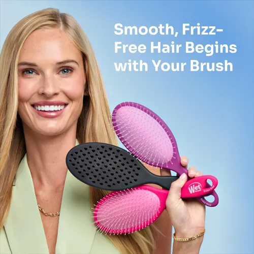 Cepillo Para Cabello Wet Brush Frizz-free Iónico Morado