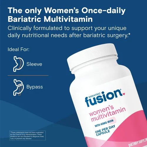 Multivitamínico Bariatric Fusion Con Hierro Para Mujeres