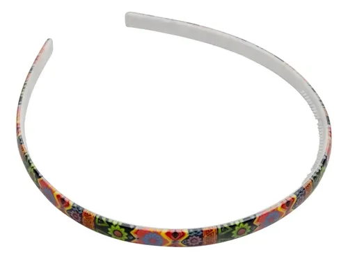 Vinchas Pelo Varios Diseños 6 Colores De 8mm Bag X 72 U