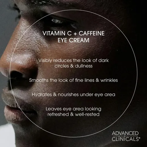 Advanced Clinicals Vit C Cafeina Eye Balm Rostro
