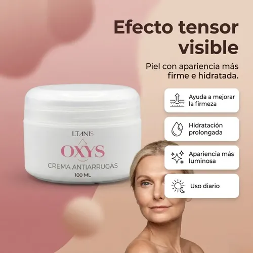 Crema Antiarrugas Ltanis Oxys Reafirmante Rostro 100ml