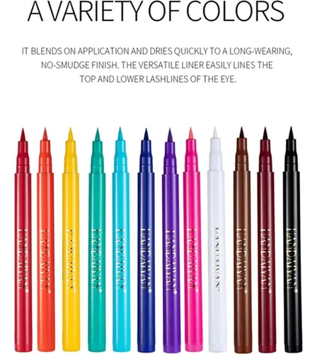 Set Lápices Delineador Mate Bonnie Choice 12 Colores
