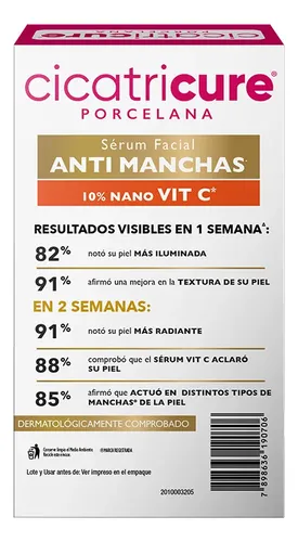 Cicatricure Serum Aclarante Vitamina C Anti Manchas 30ml