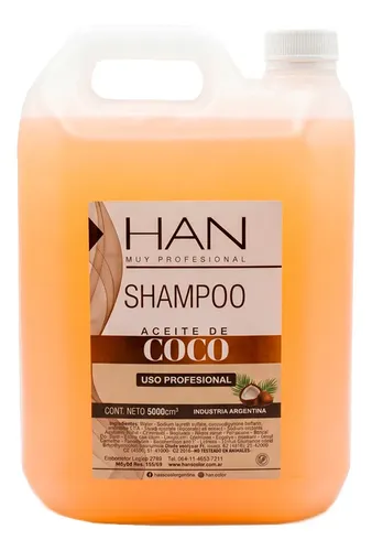Han Aceite De Coco Shampoo Hidro Nutritivo 5000ml 3c