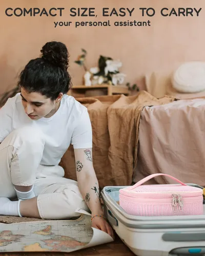 Relavel Bolsa De Maquillaje Grande, Bolsa De Cosméticos Port