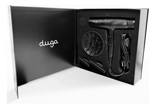Secador de Pelo Profesional Duga D5 Iónico, 2200W, con Aire Frío y 3 Accesorios