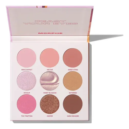 Paleta de Sombras Morphe Forbidden Honey con 9 Tonos