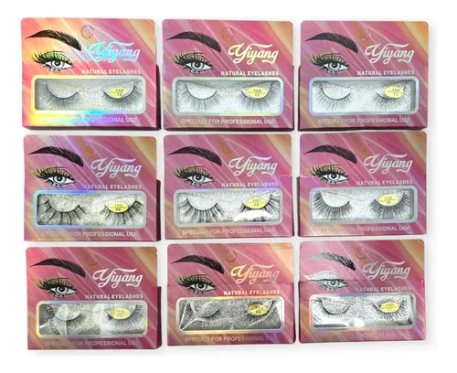 Pestañas 6d X10 Pares Mayorista Postizas Largas Pestaña