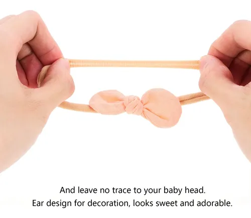Diadema Elástica Sin Huellas Para El Cabello, 10 Unidades, A