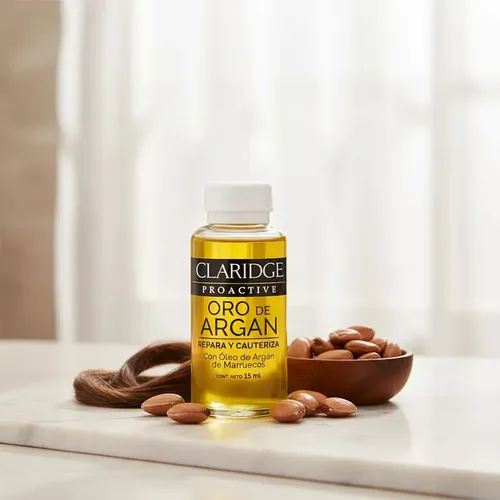Ampolla Tratamiento Capilar Claridge Oro De Argán X 15 Ml