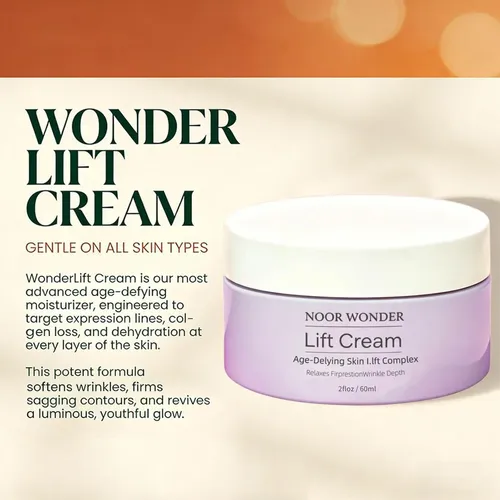 Crema Facial Noor Wonder Lift Para Mujer 60 Ml