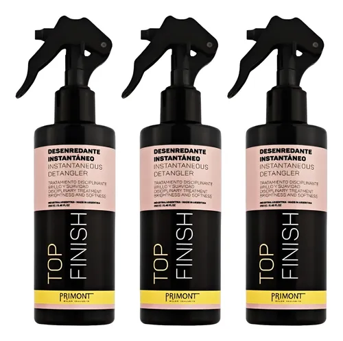 Primont Kit 3u Top Finish Desenredante Instantáneo 250cc