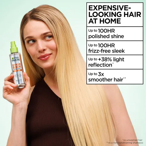 Spray Para Brillo Capilar Garnier Fructis Diamond Sleek 135