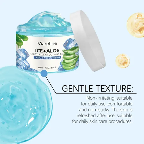 Gel Hidratante Facial Nutritivo Con Aloe Vera Viareline