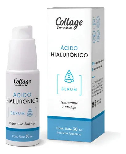 Serum Collage Concentrado Acido Hialuronico 1% Anti Age 30ml Tipo de piel Normal