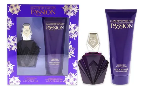 Passion By Elizabeth Taylor Para Mujer – Set Regalo 2 Piezas: 74ml Edt Y 201ml Loción Corporal