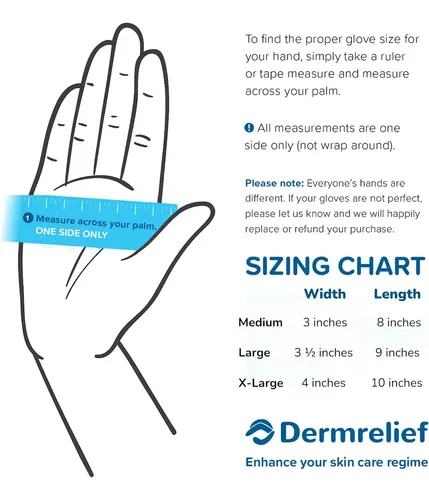 Guantes De Algodón Grandes Para Eczema Y Dermatitis 5 Pares