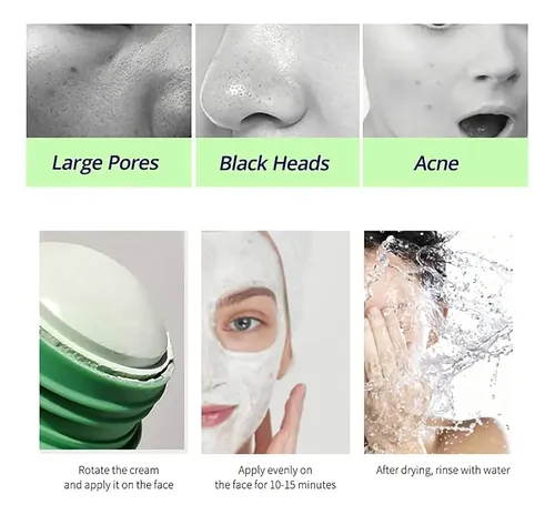 Mascarilla Stick Arcilla Te Verde Limpiador Elimina ^.^