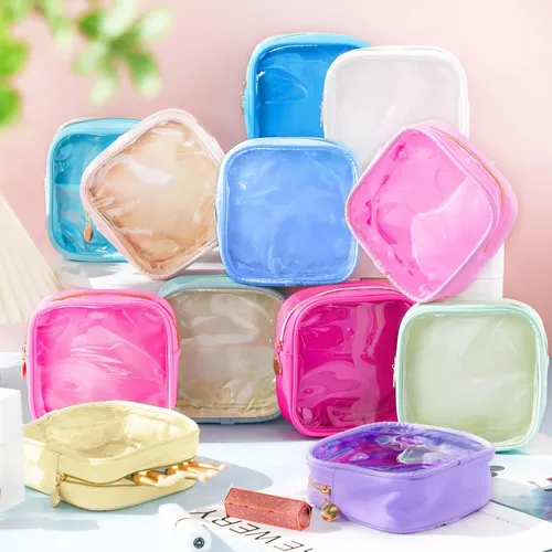 Minibolsa De Maquillaje Kacctyen, Bolsa De Nailon Para Moned