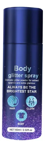 3 Body Glitter Spray Glitter Hairspray Para El Cabello Ropa