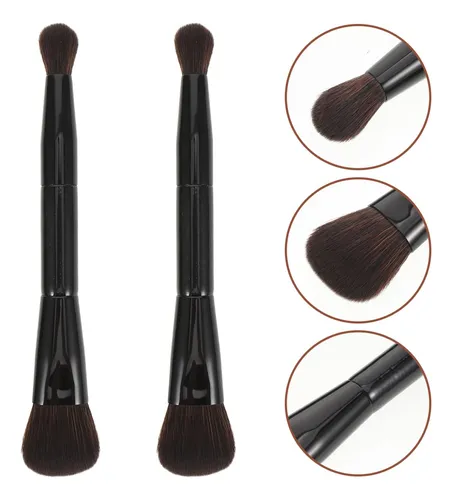 Set De Brochas De Maquillaje De Doble Punta