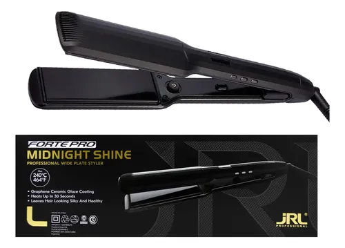 Jrl Midnight Shine Wide Plate Styler Planchita Pelo F440 6c