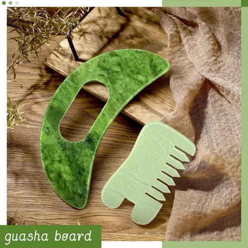 Herramientas De Masaje Bbto Jade Comb Para Masaje Del Cuero