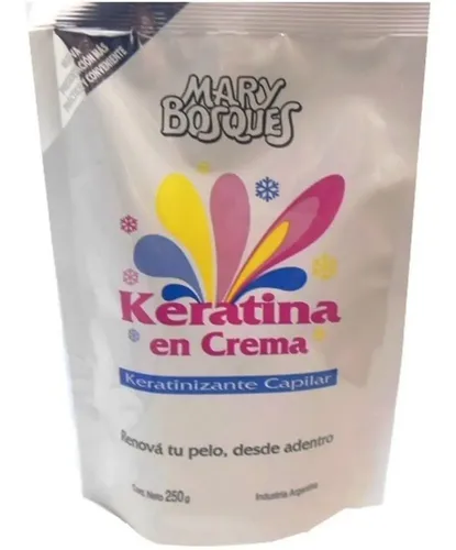 Keratina En Crema Mary Bosques Tratamiento Capilar X 250gr