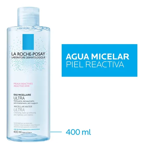 Agua Micelar Pieles Reactivas La Roche Posay X400 Ml