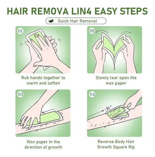 Tiras De Depilación Corporal Beauty Con Aloe Vera Preaplicad