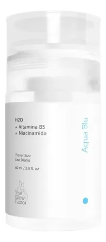 The Glow Factor Aqua Blu Agua Micelar Limpiadora Y Desmaquillante Facial Travel Size x 60ml
