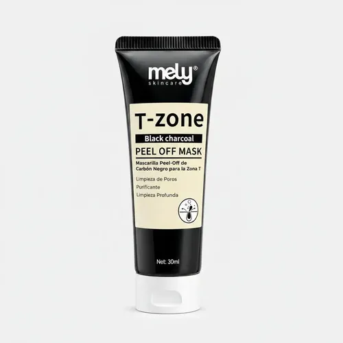 Mascarilla Facial Carbón Activado Mely Hidrata Limpia 30g Acneica