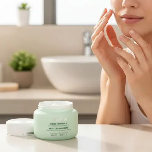 Crema Hidratante Antiage Exel Áloe Vera Y Vitamina E 80 Ml
