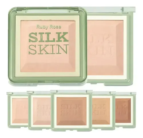 Ruby Rose Silk Skin Polvo Compacto Light Finish