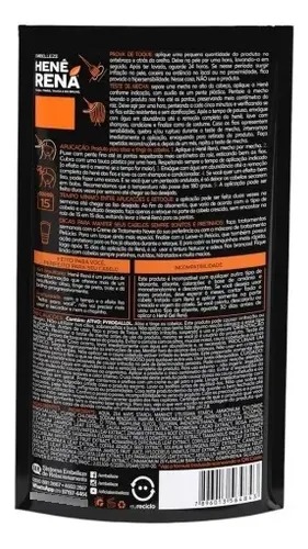 Embelleze Gel Hena Rena Alisa Tiñe Da Brillo Negro Cafe 180g