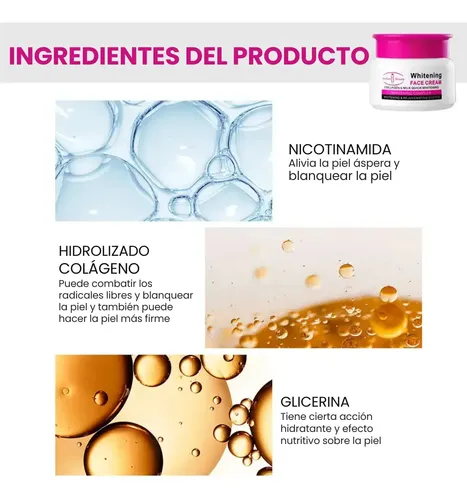 A. Crema Facial Aclaradora Remueve Manchas Oscuras Aichun